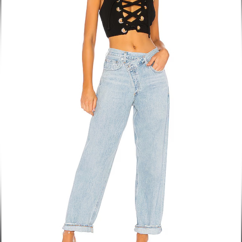 Agolde Los Ángeles criss cross denim - 25 - Picture 2 of 15